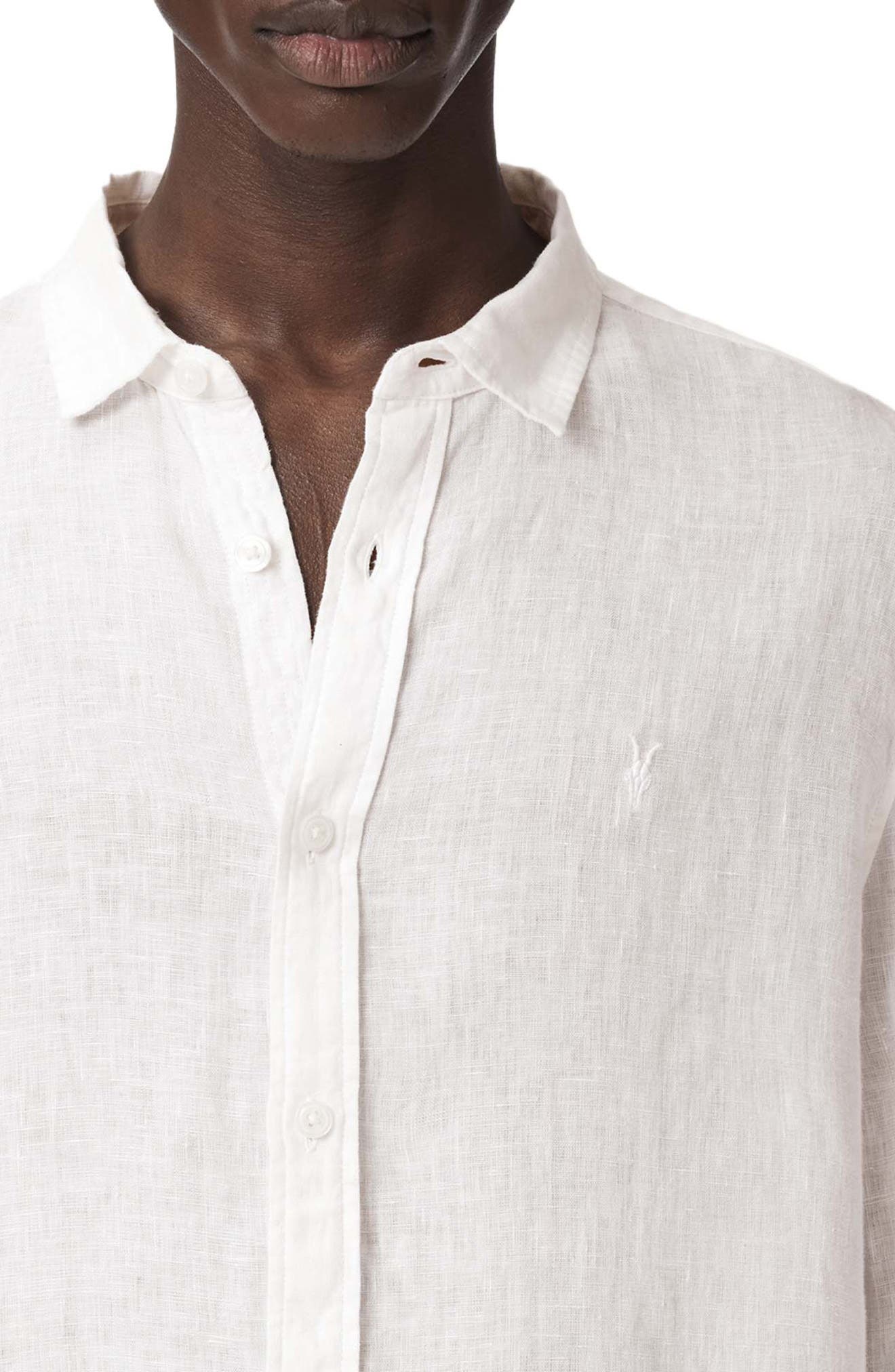 Loom Linen Button-Up Shirt - image 2