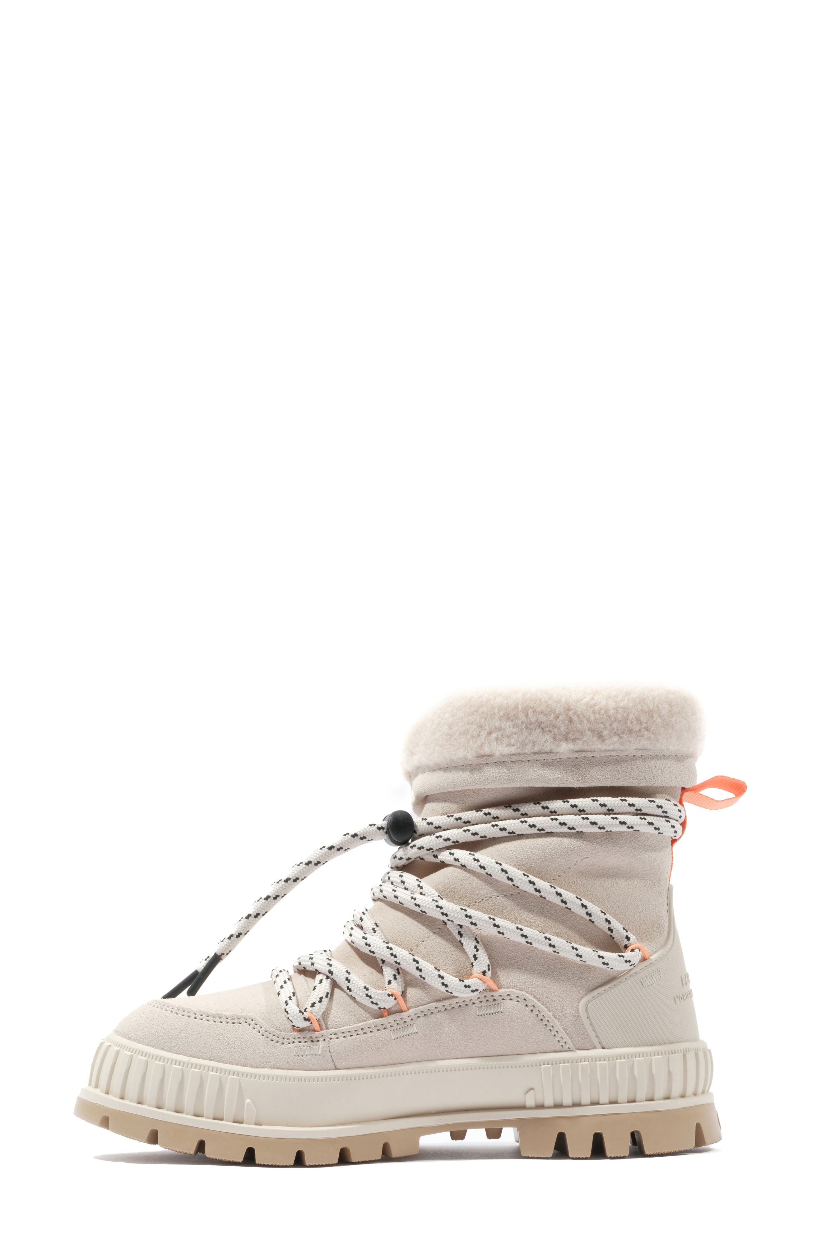 Palladium Pallashock Hiver Bootie, Alternate, color, Almond Milk