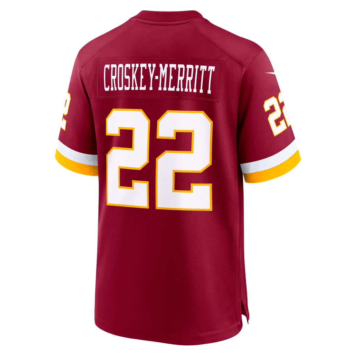 Nike Men's Nike Jacory Croskey-Merritt Burgundy Washington Commanders ...