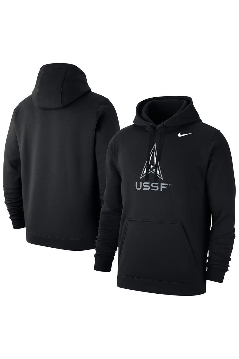 Men's Nike Black Air Force Falcons Space Force Rivalry Fleece Pullover Hoodie, Main, color, Black