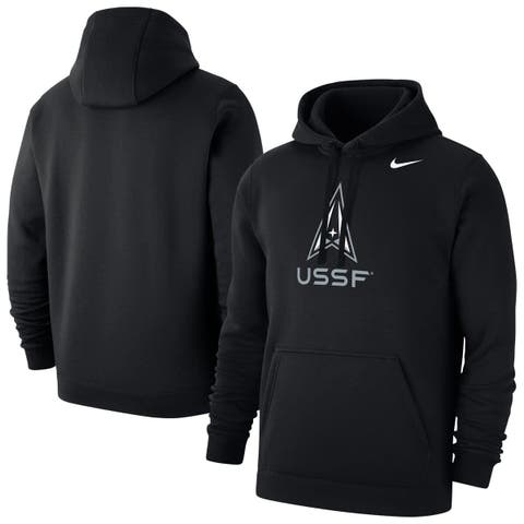 Men's Nike Black Air Force Falcons Space Force Rivalry Fleece Pullover Hoodie