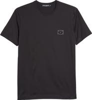 Dolce&Gabbana Logo Plate Crewneck Cotton T-Shirt