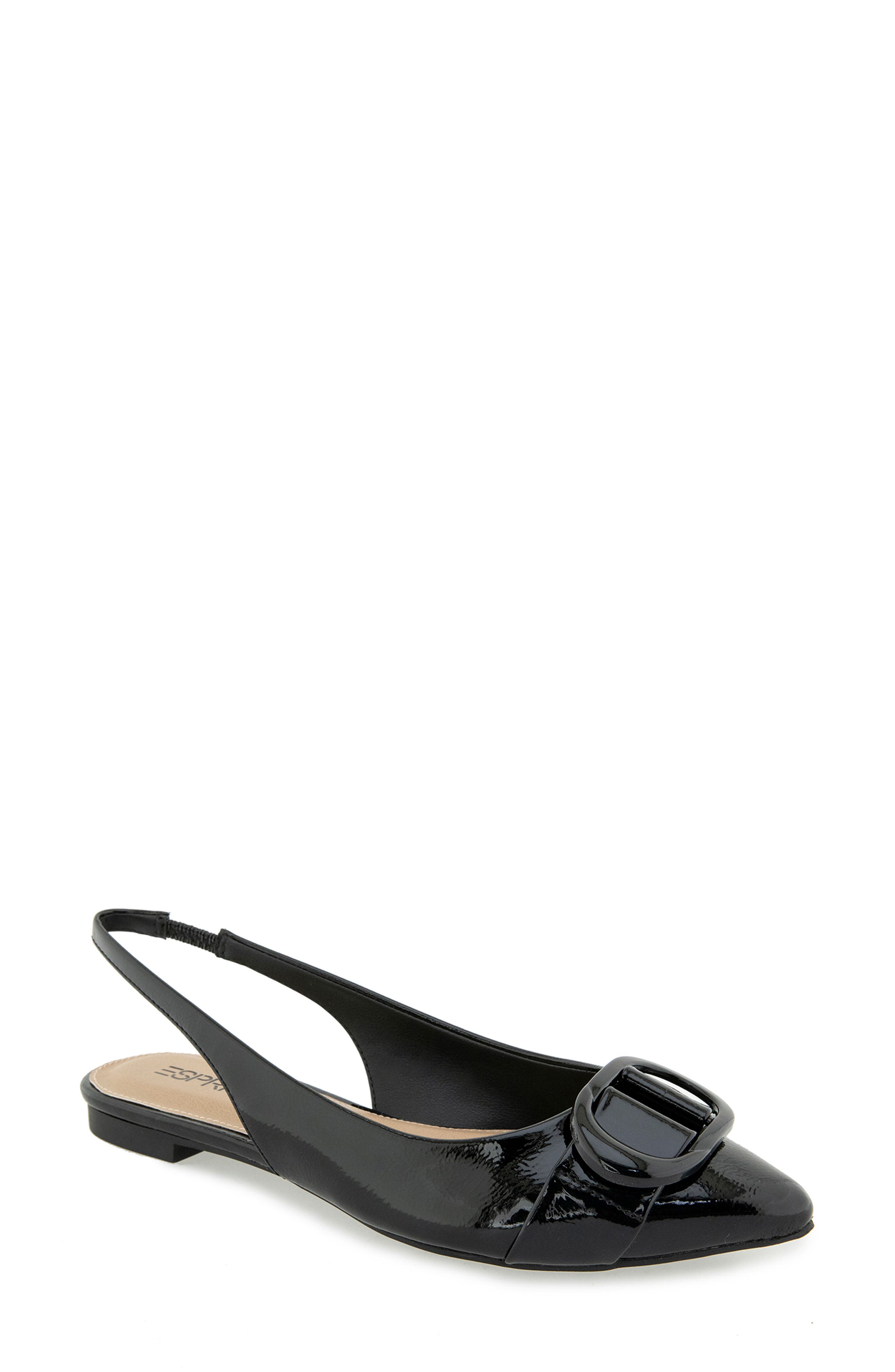 Preslee Faux Leather Slingback Flat