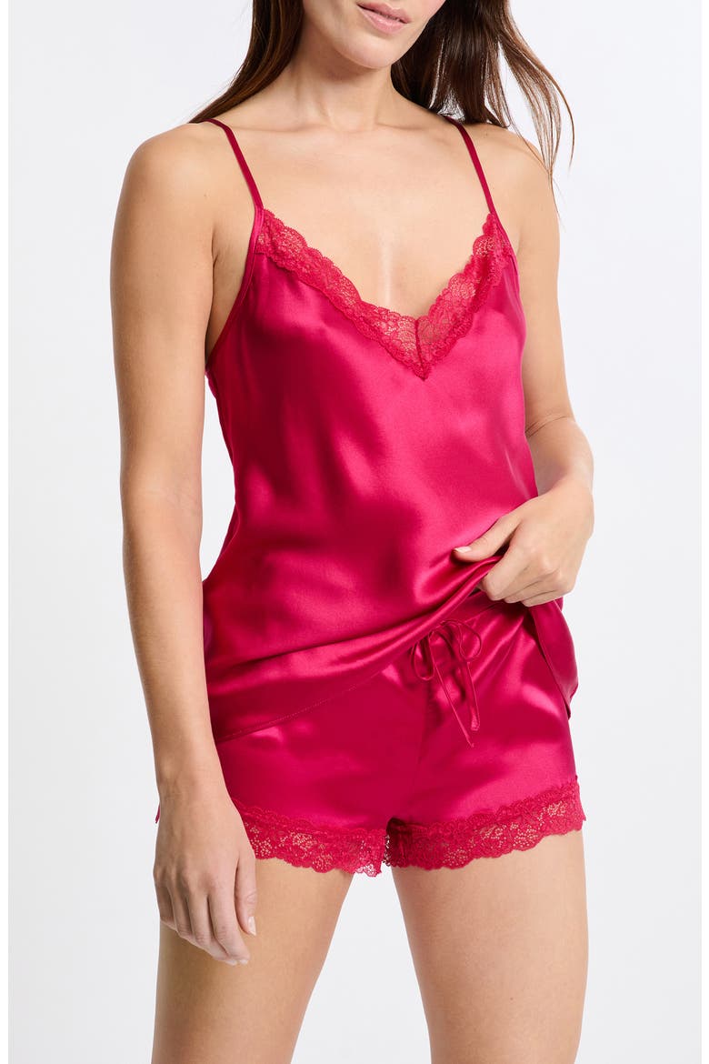 Milky Silk Camisole, Alternate, color, PETUNIA