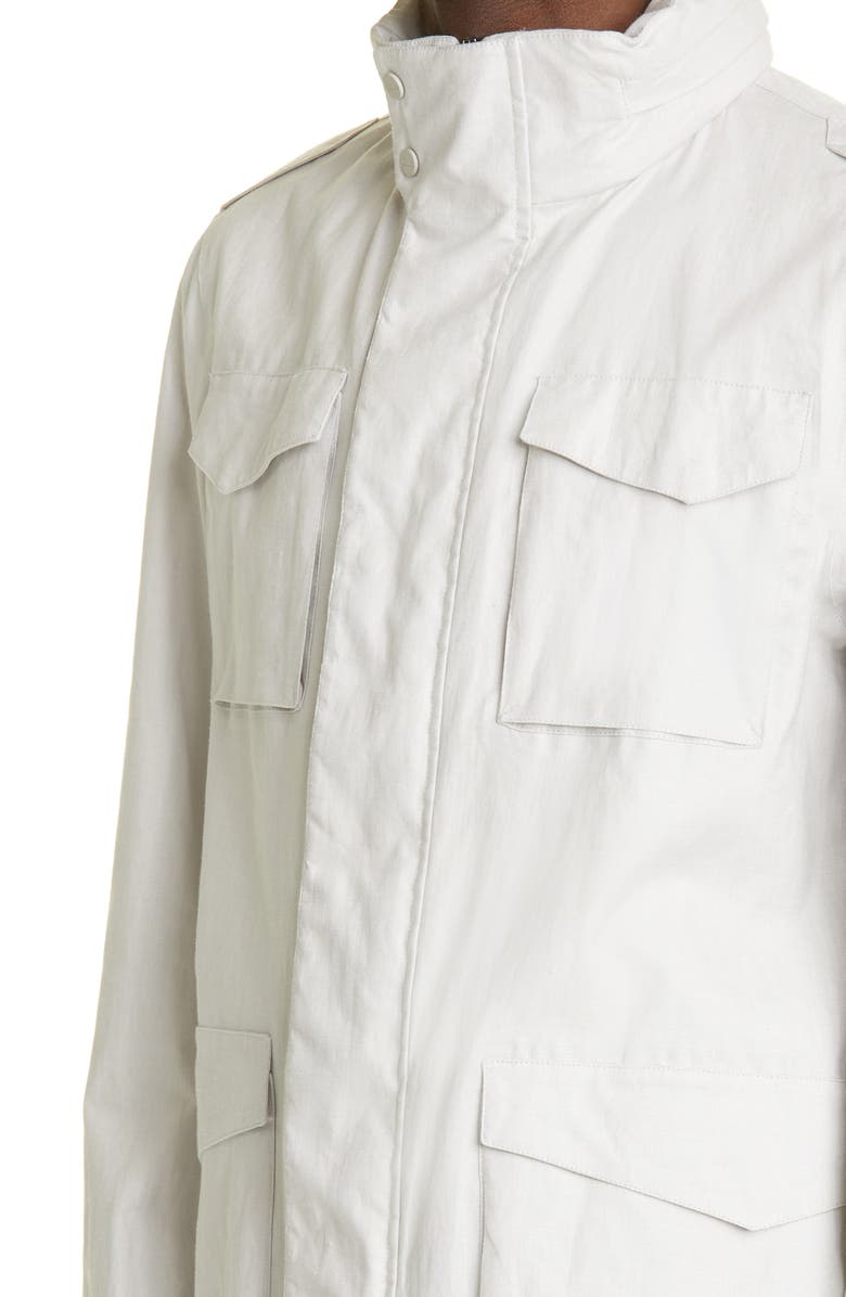 Herno Laminar Linen Field Jacket, Alternate, color,