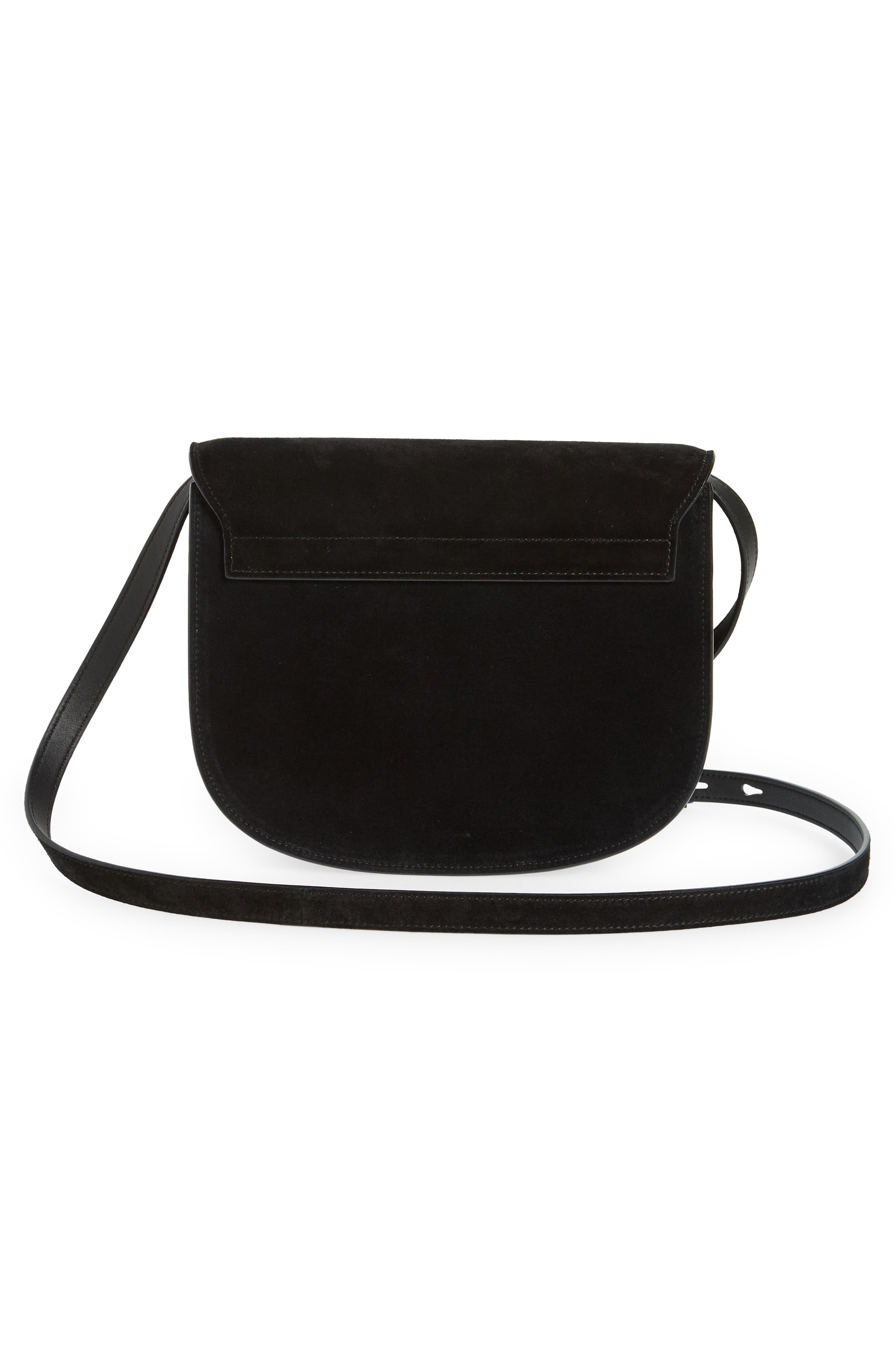 Saint Laurent Medium Kaia Suede Crossbody Bag, Alternate, color, 