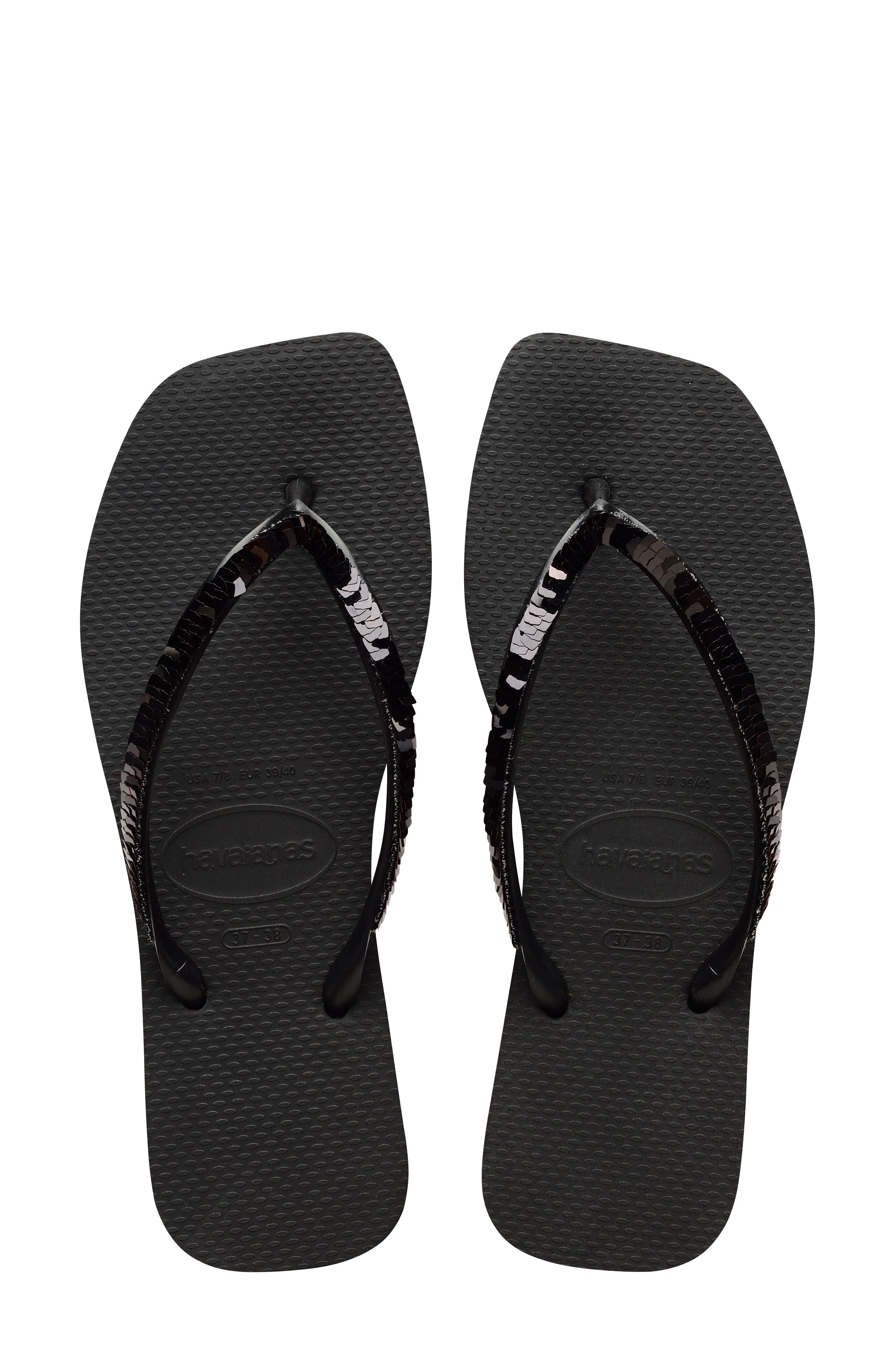 Havaianas Slim Sequin Flip-Flop, Alternate, color, 