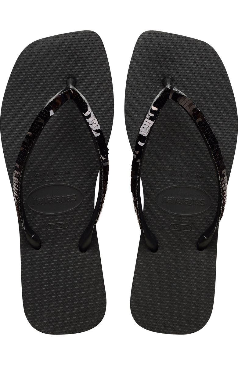 Havaianas Slim Sequin Flip-Flop, Alternate, color,