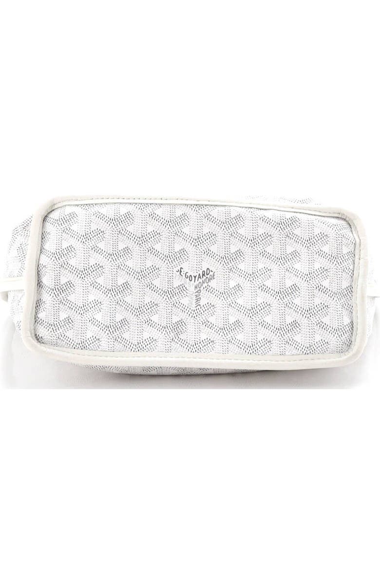 Pre-Owned Goyard Anjou Reversible Tote Coated Canvas Mini, Alternate, color, White