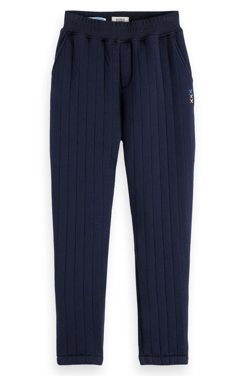 Kids' Quilted Contrast Pocket Sweatpants (Big Kid)