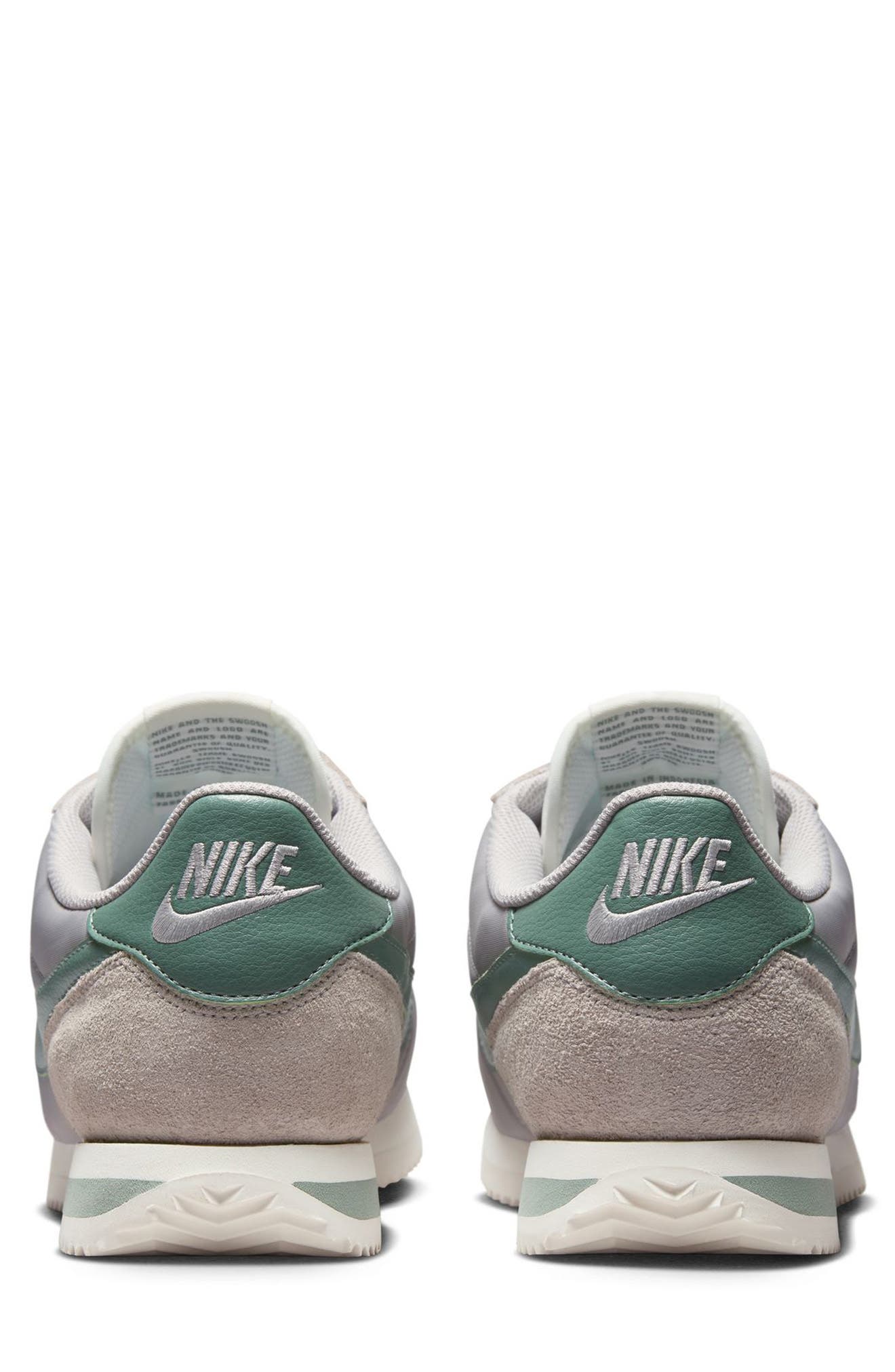 Nike Cortez TXT Sneaker, Alternate, color, College Grey/ Clay Green