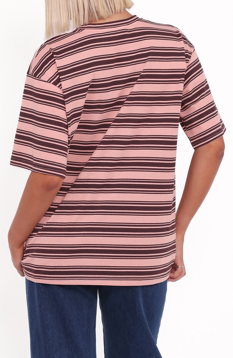 Petal & Pup Zestora Stripe Top, Alternate, color, White/ Pink