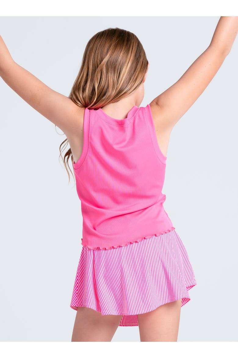 Girls Flutterline Tank, Alternate, color, Taffy