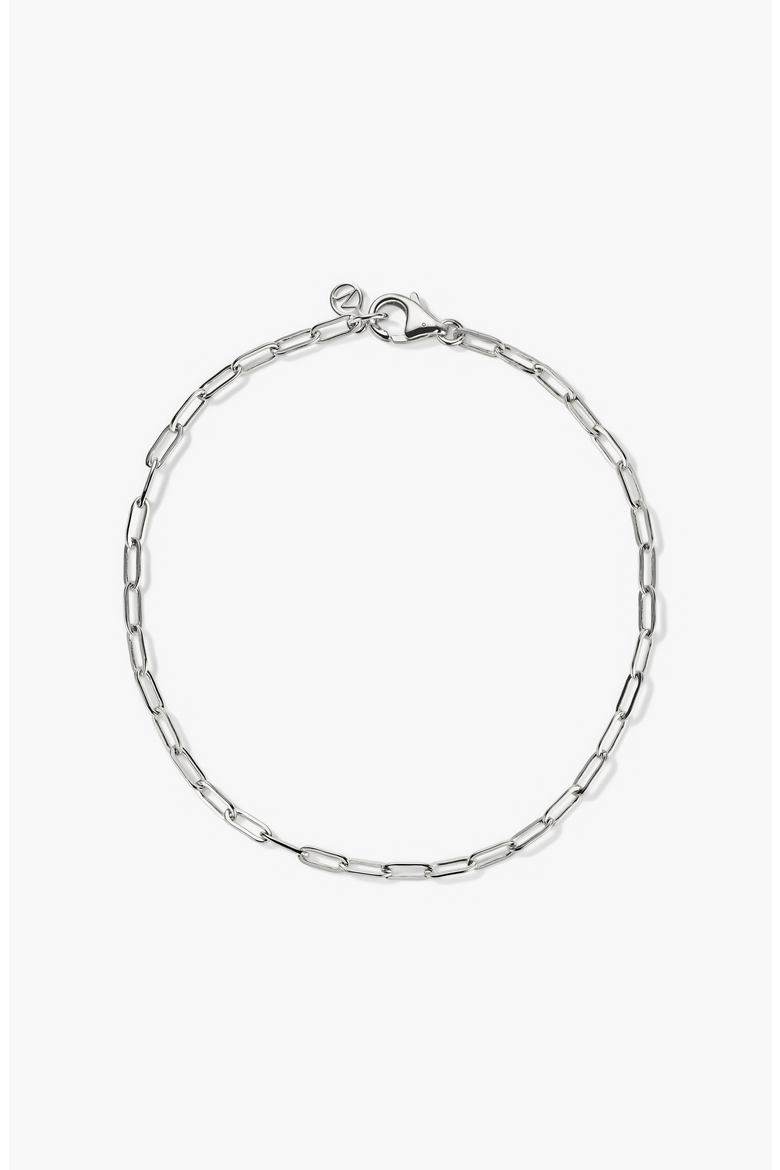 Boyfriend Bold Bracelet, Main, color, Sterling Silver