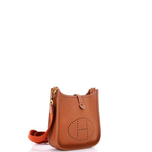 Pre-owned Hermes Hermes Evelyne Bag Gen Iii Maurice Tpm In Gold