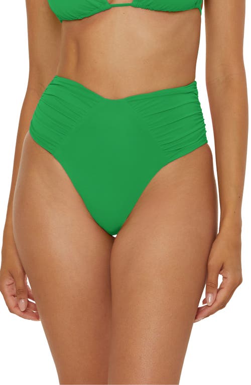 BECCA BECCA COLOR CODE HIGH CUT BIKINI BOTTOMS 