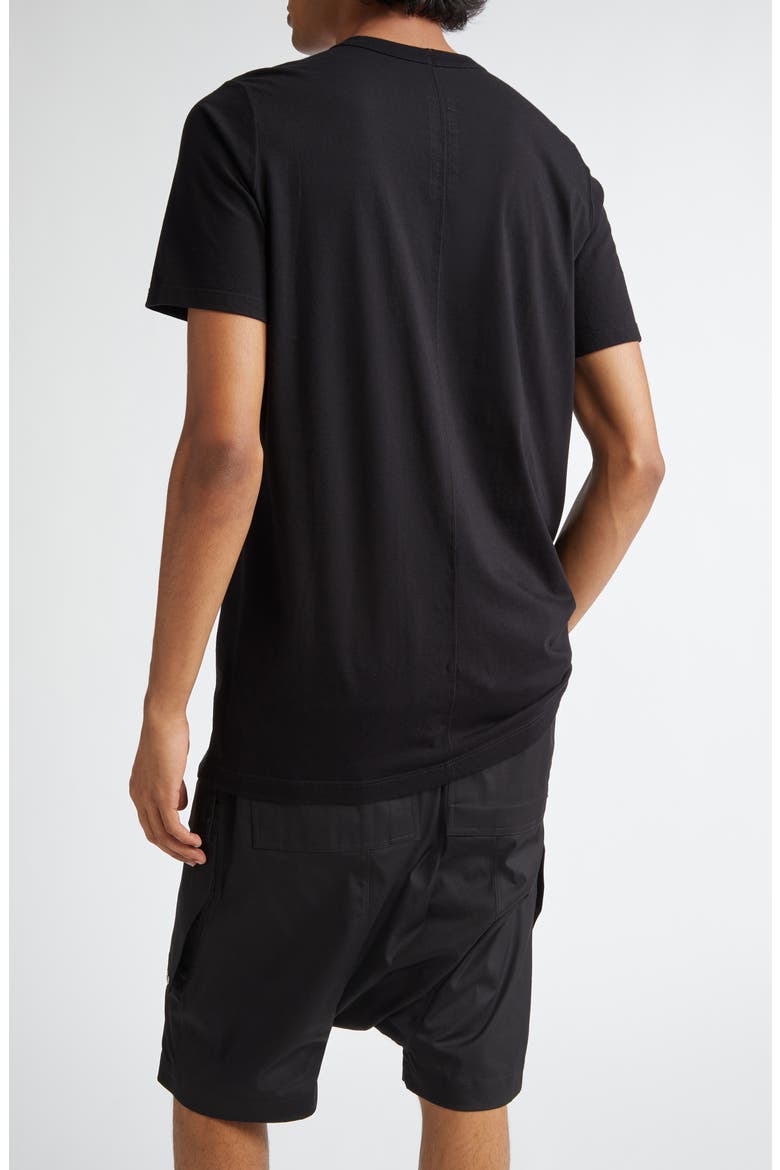 Level T Longline Cotton T-Shirt, Alternate, color, BLACK