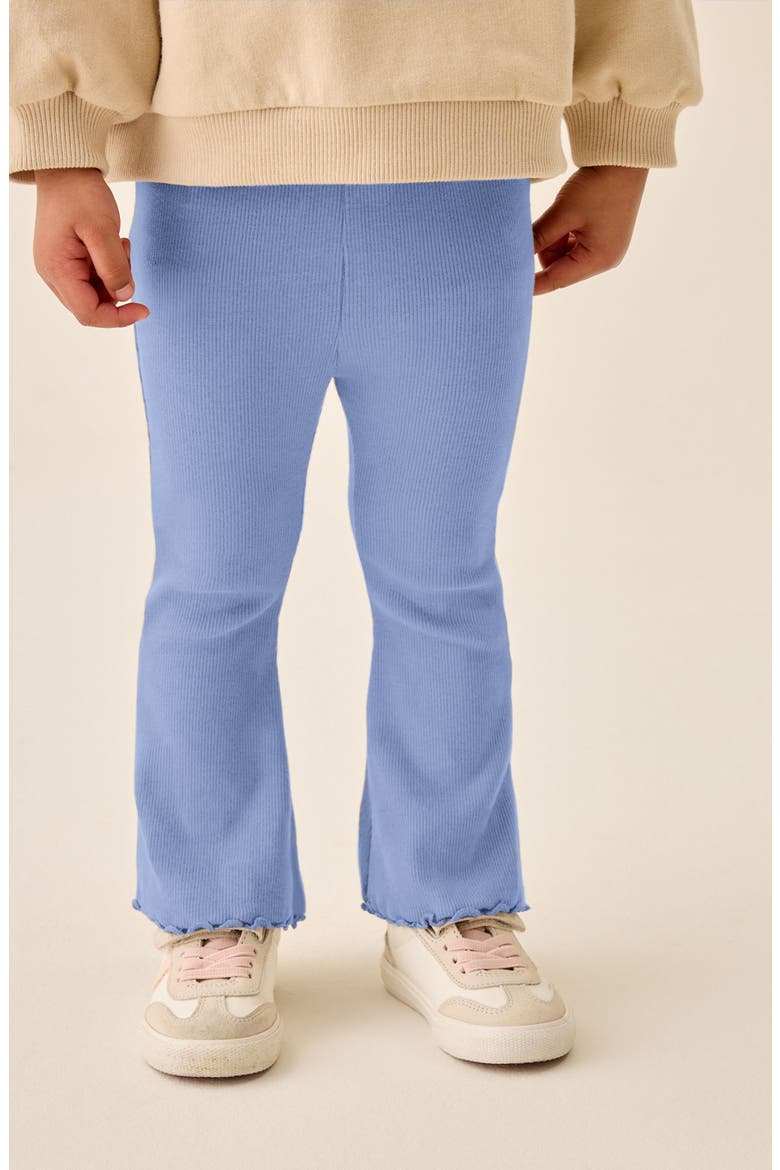 Kids' Rib Flare Leggings, Alternate, color, BLUE