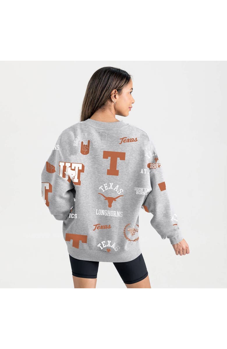 GAMEDAY COUTURE Women
s Gameday Couture Gray Texas Longhorns Always on Repeat Fleece Sweatshirt, Alternate, color, Gray