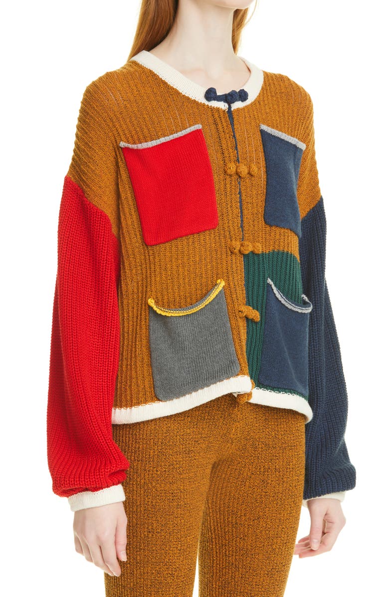 YanYan Tweedle Taichi Colorblock Jacket, Alternate, color, 