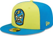 New Era Men's New Era Yellow/Blue Sacramento Dorados Copa De La Diversion 59FIFTY Fitted Hat