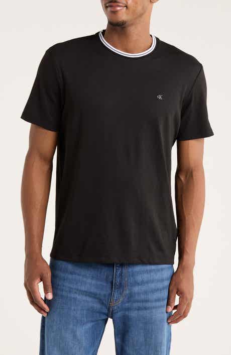 Calvin Klein Tech Interlock Jacquard Crewneck T-Shirt