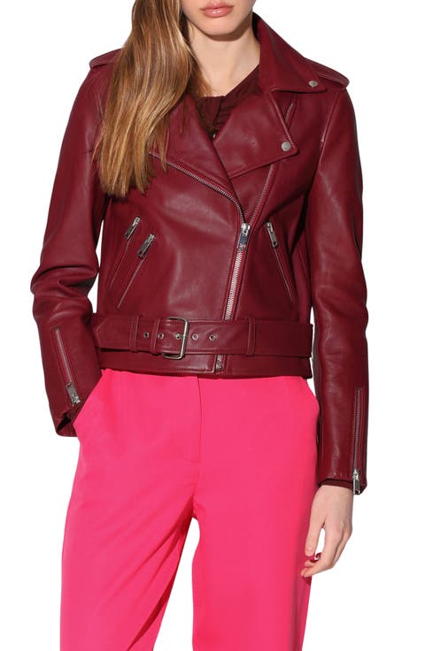 Allison Leather Moto Jacket