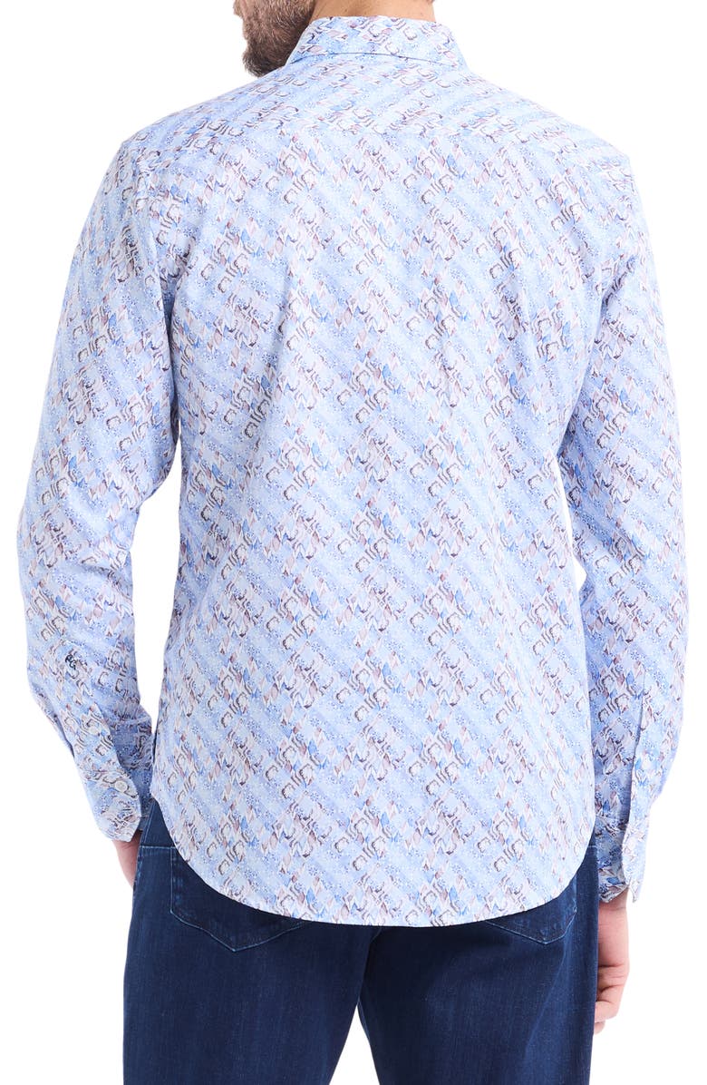 Robert Graham Bradvale Long Sleeve Cotton Button-Shirt, Alternate, color, 
