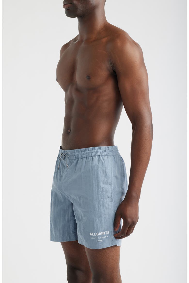 Underground Swim Trunks, Alternate, color, COASTLINE BLUE
