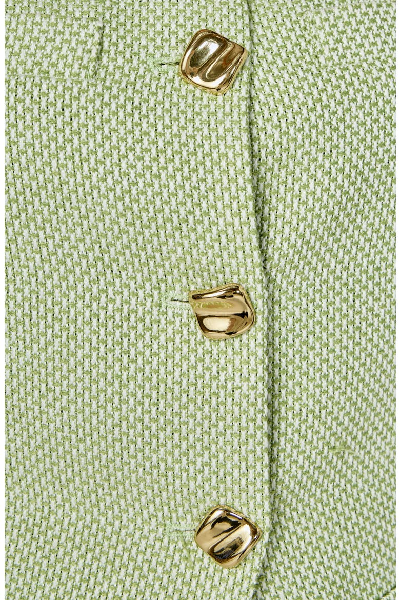 Tweed Vest, Alternate, color, PISTACHIO/ WHITE