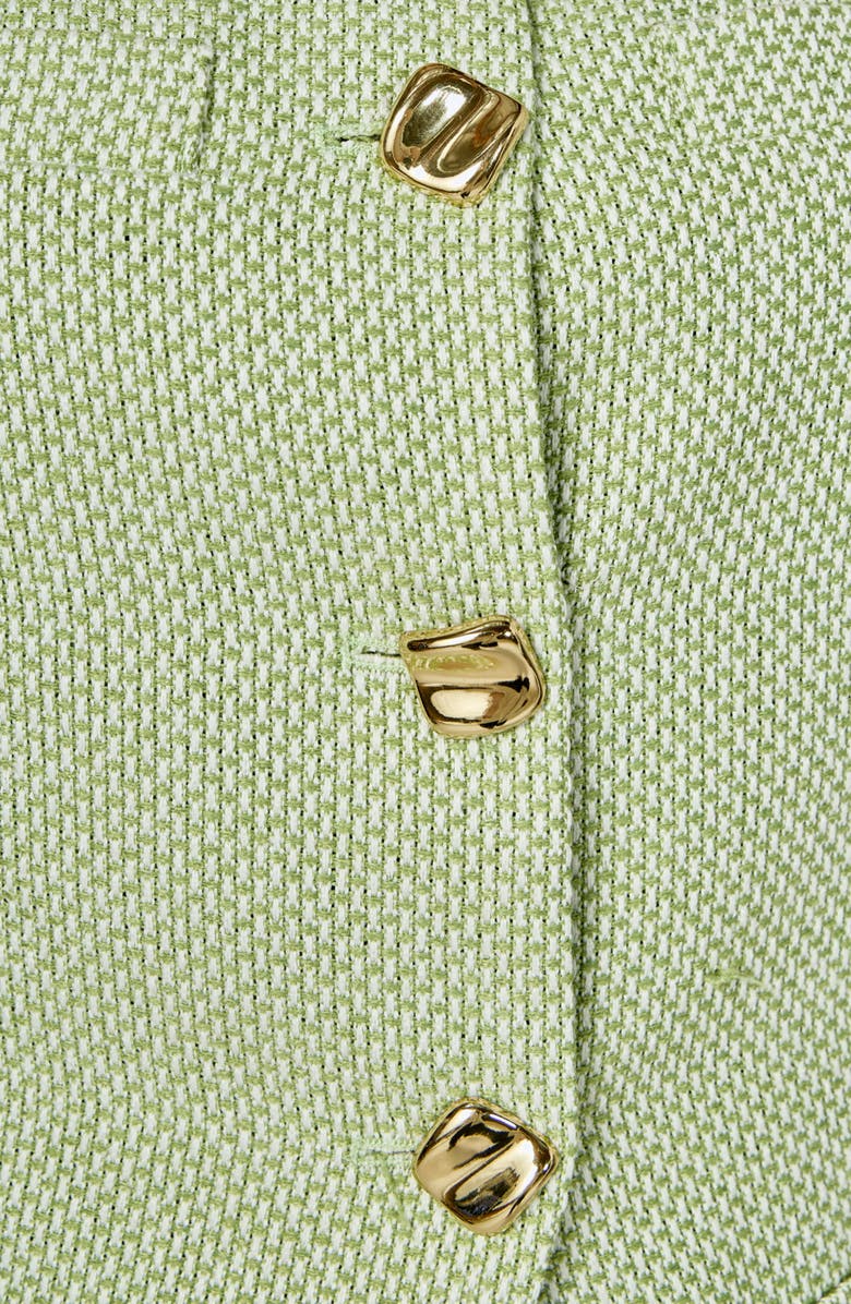 Endless Rose Tweed Vest, Alternate, color, Pistachio/ White