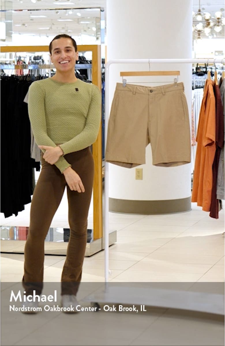 Men's Charleston Flat Front Khaki Shorts, sales video thumbnail