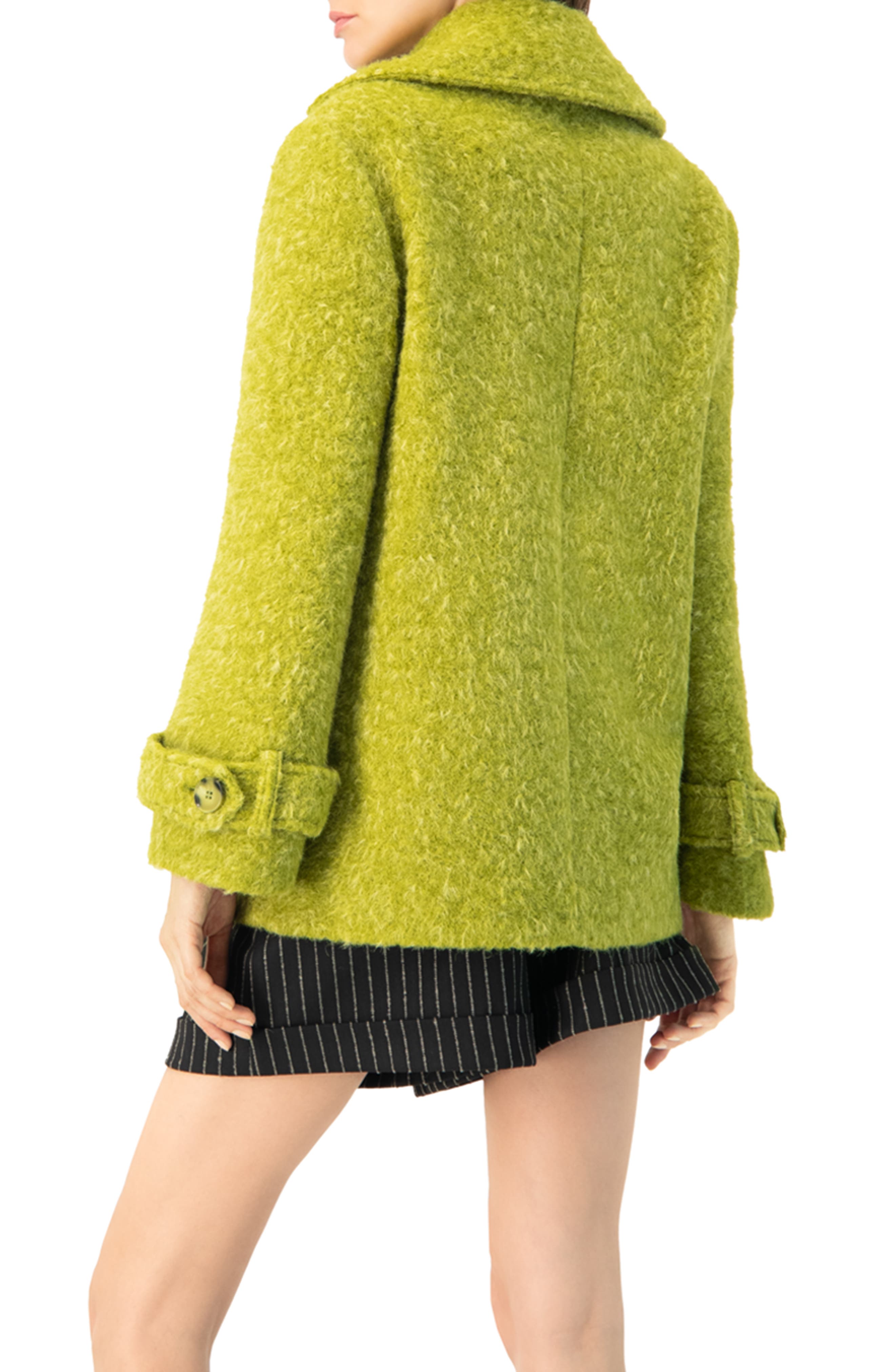 Double-Breasted Coat with Maxi Lapel - image 2