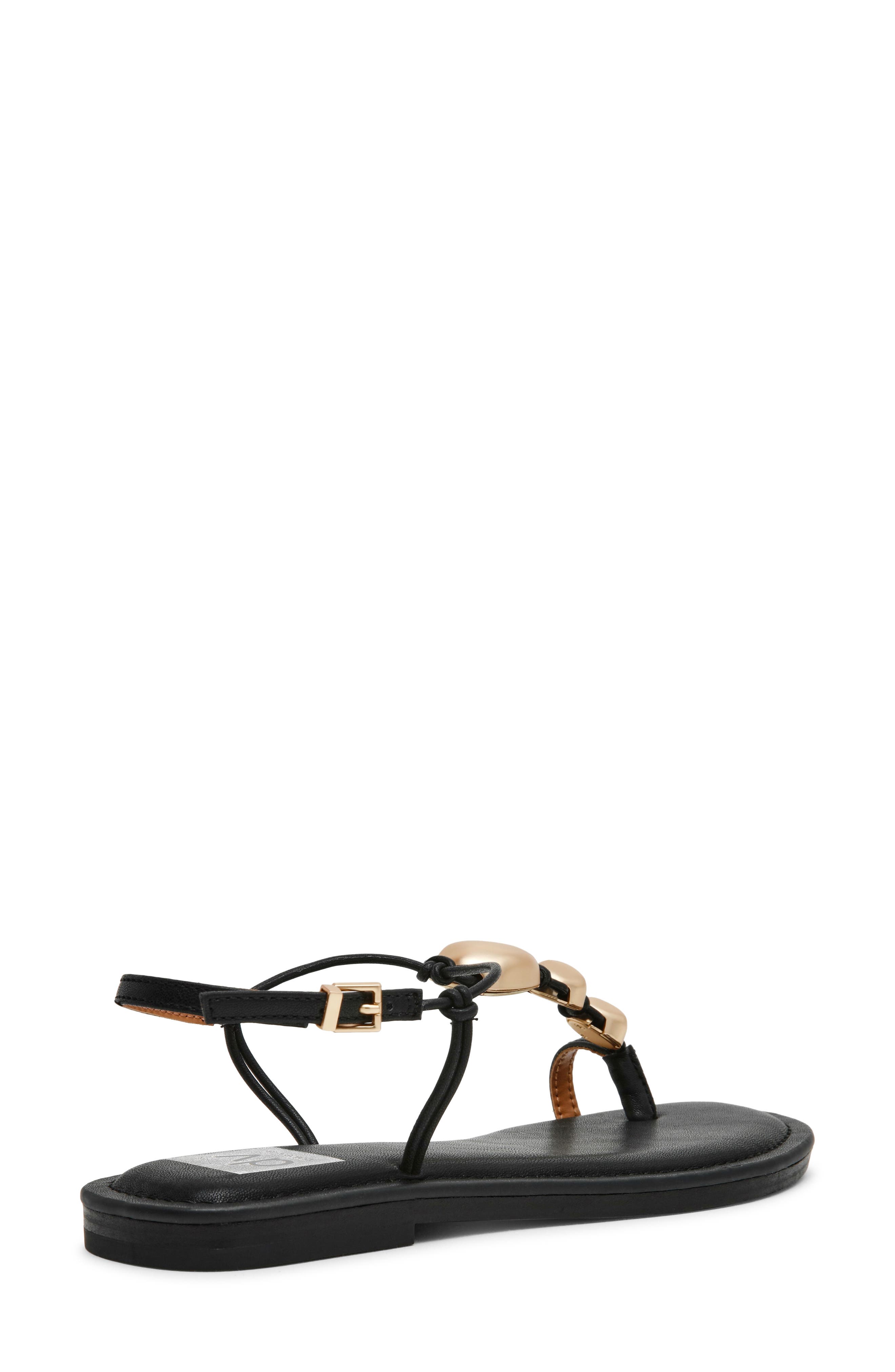 DV by Dolce Vita Jazi Toe Loop Sandal, Alternate, color, Black