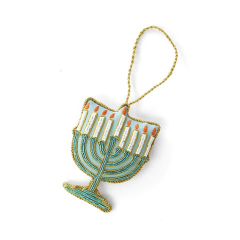 Menorah Hanukkah Ornament