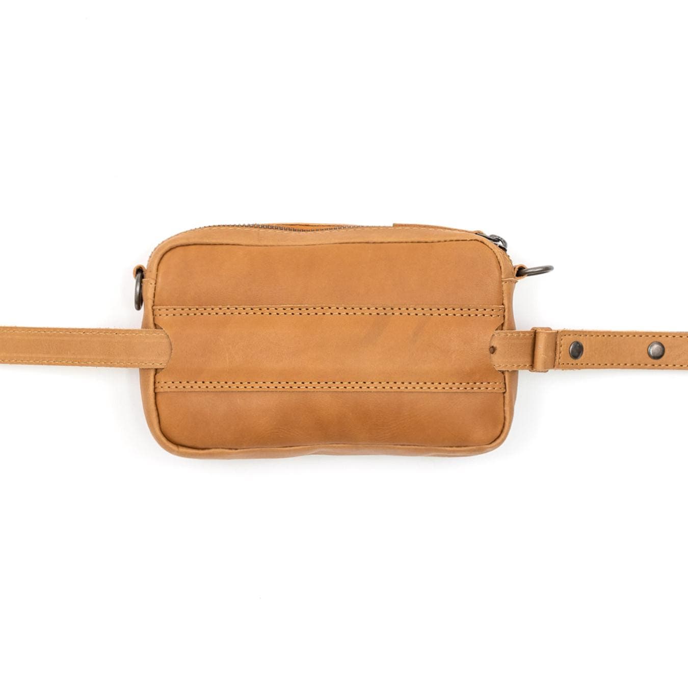 Made Free Leather Convertible Waistpack Handbag, Alternate, color, Camel