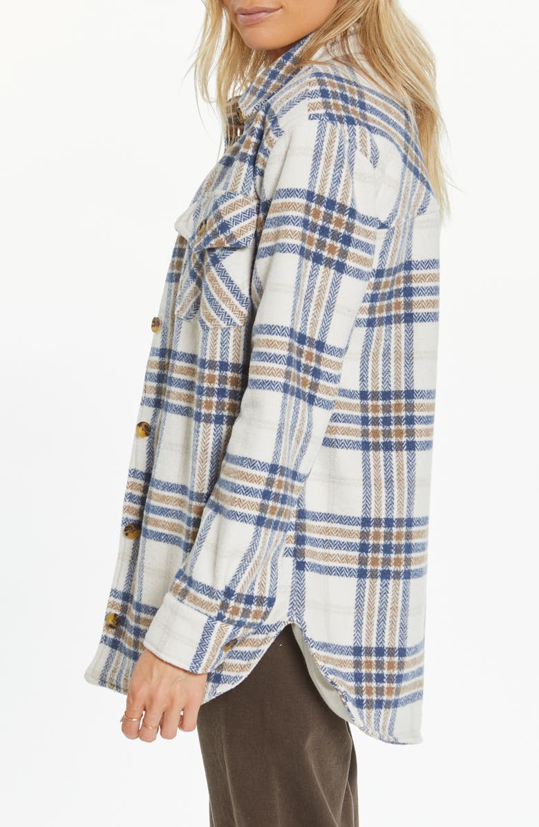 Thread & Supply Chandler Shirt Jacket, Alternate, color, Blue Cedar Plaid