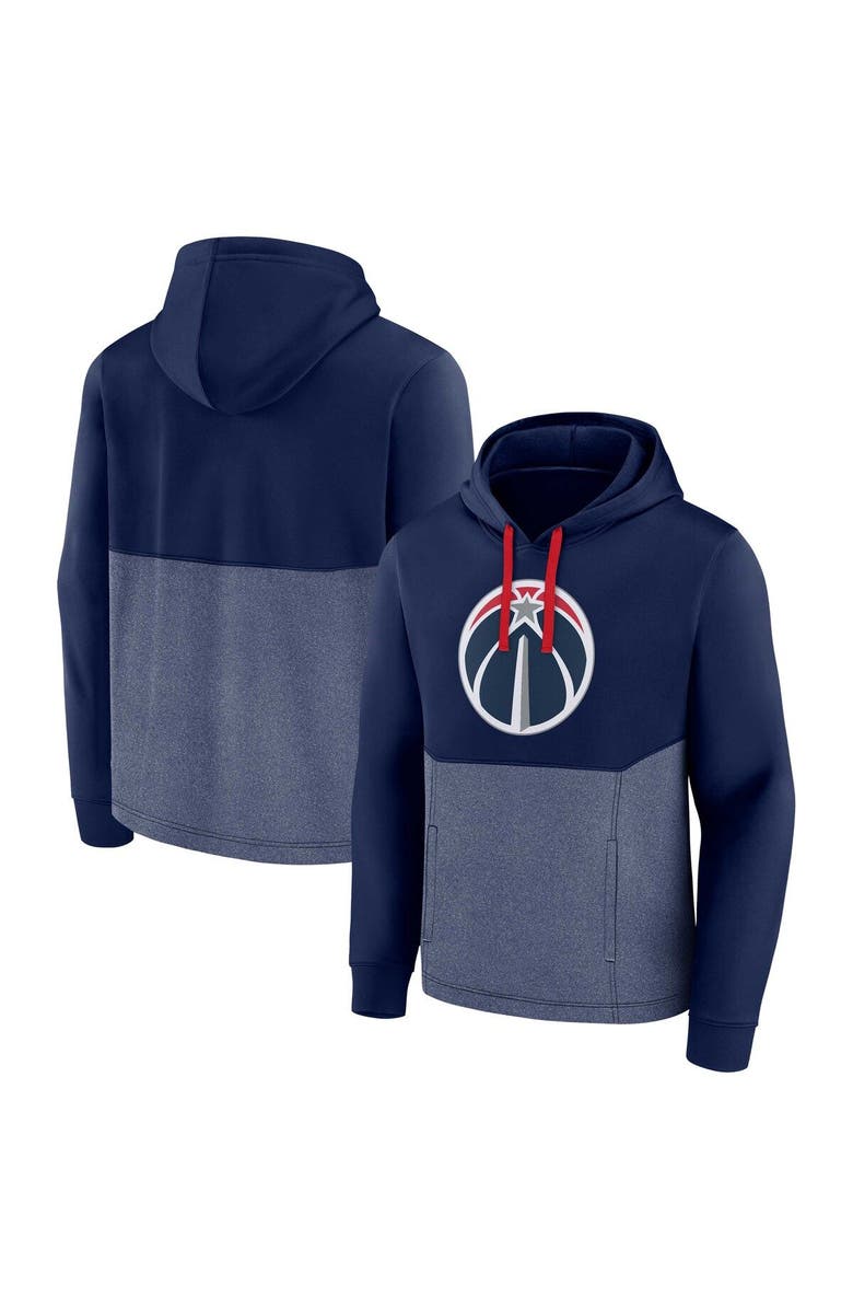 FANATICS Men's Fanatics Branded Navy Washington Wizards Winter Camp Pullover Hoodie, Main, color, 