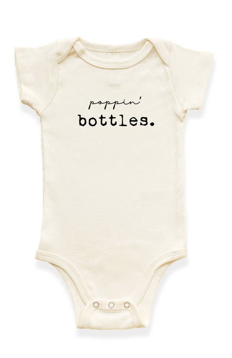 Poppin' Bottles Organic Cotton Baby Bodysuit