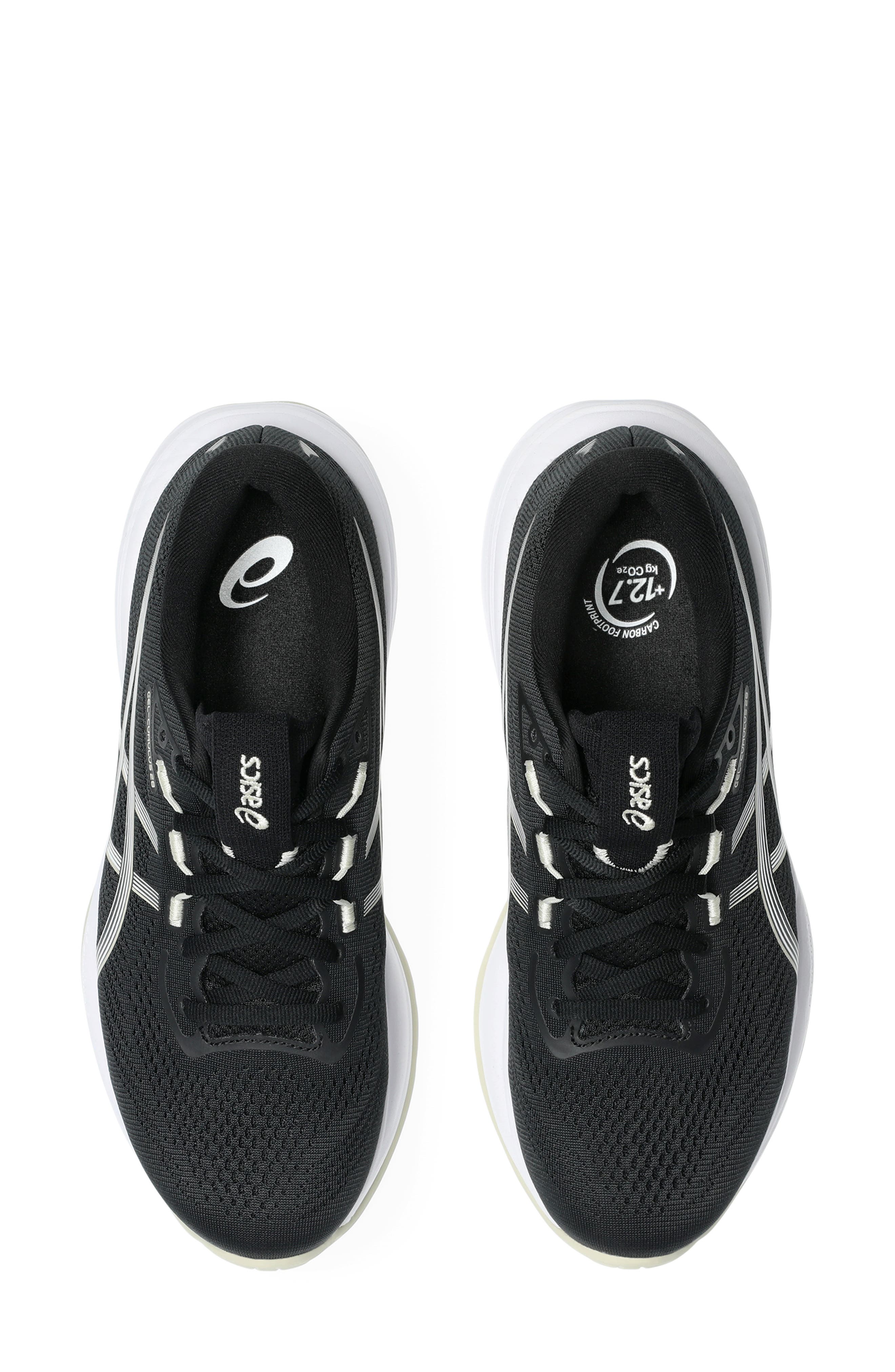 ASICS<sup>®</sup> GEL-CUMULUS<sup>®</sup> 28 Running Shoe, Alternate, color, Black/ White