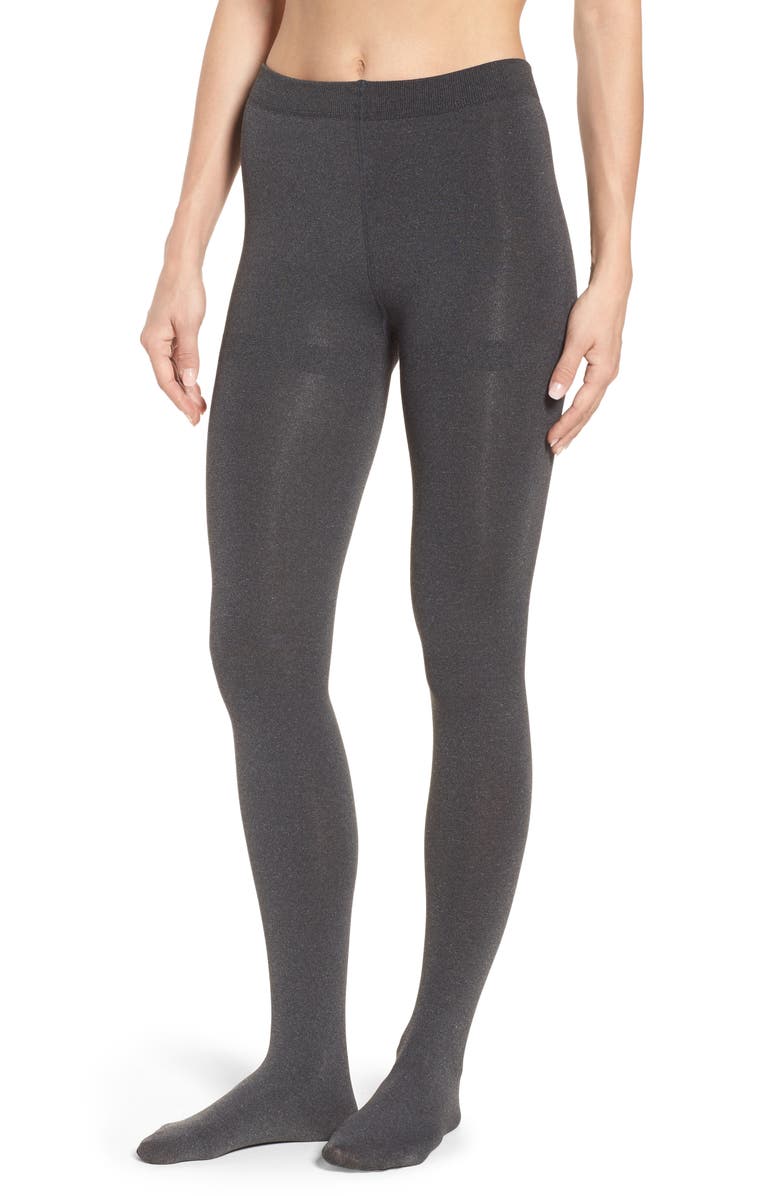 Nordstrom Fleece Lined Tights, Main, color, 