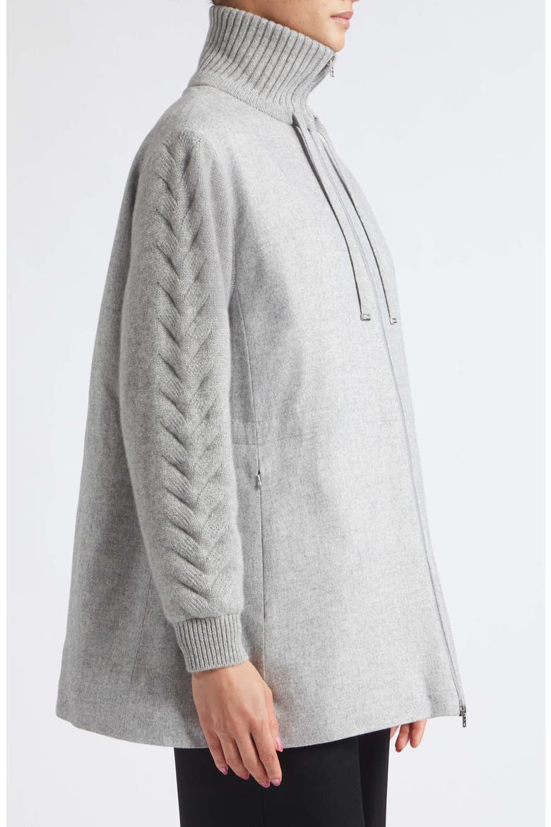 Mixed Media Jacket, Alternate, color, 9410 GRIGIO PERLA