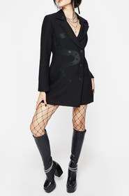 Disturbia Slither Embroidered Blazer Dress