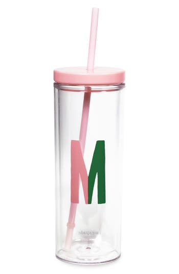 Kate Spade New York Initial Straw Tumbler