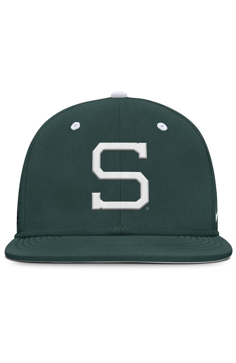 Nike Men's Nike Green Michigan State Spartans Dugout True Dri-FIT Fitted Hat, Alternate, color, Green