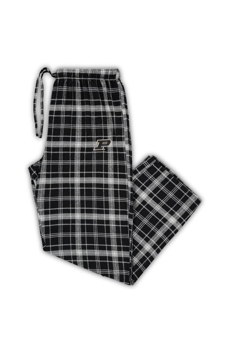 CONCEPTS SPORT Men's Concepts Sport Black Purdue Boilermakers Big & Tall Ultimate Pants, Main, color,