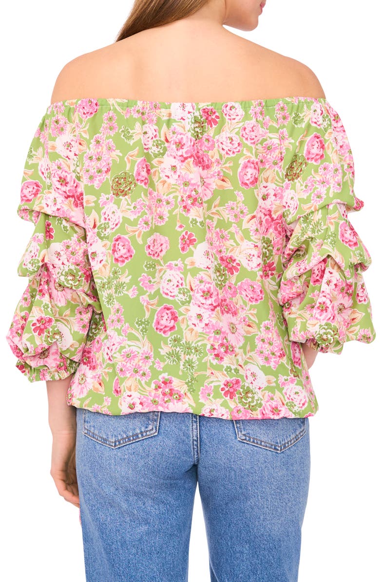 Off the Shoulder Lantern Sleeve Top