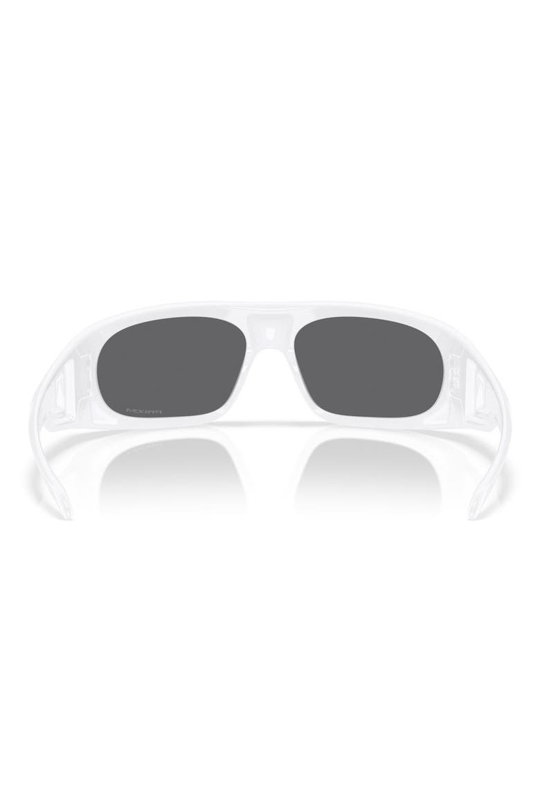 61mm Prizm™ Shield Sunglasses, Alternate, color, PEARL WHITE/ BLACK