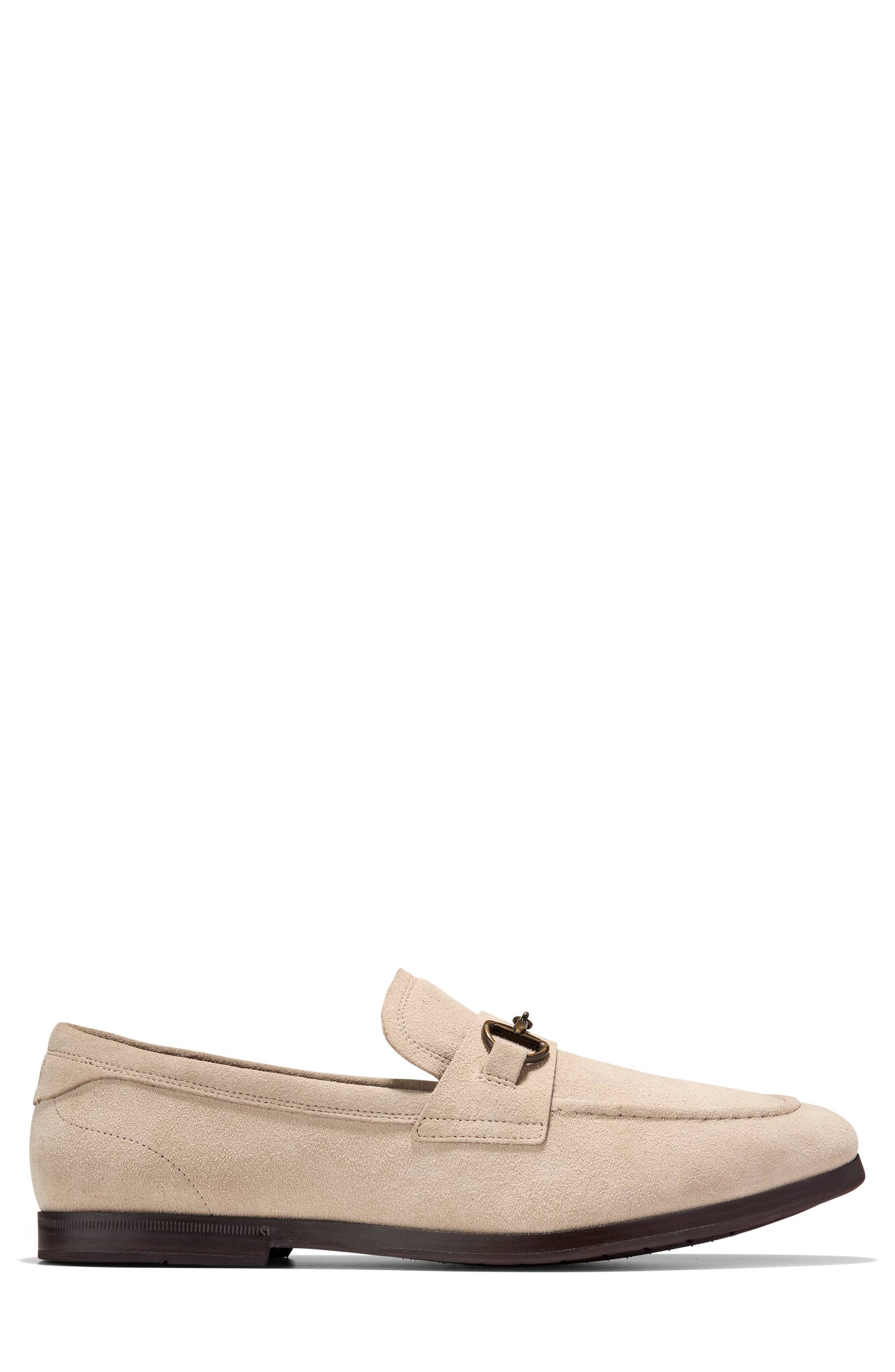 Cole Haan Lewis Grand Bit Loafer, Alternate, color, Dark Latte Suede/ Dark Natural