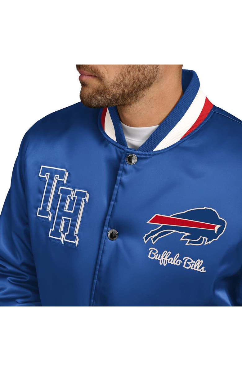 Tommy Hilfiger Men's Tommy Hilfiger Royal Buffalo Bills Dante Full-Snap Satin Jacket, Alternate, color, Royal